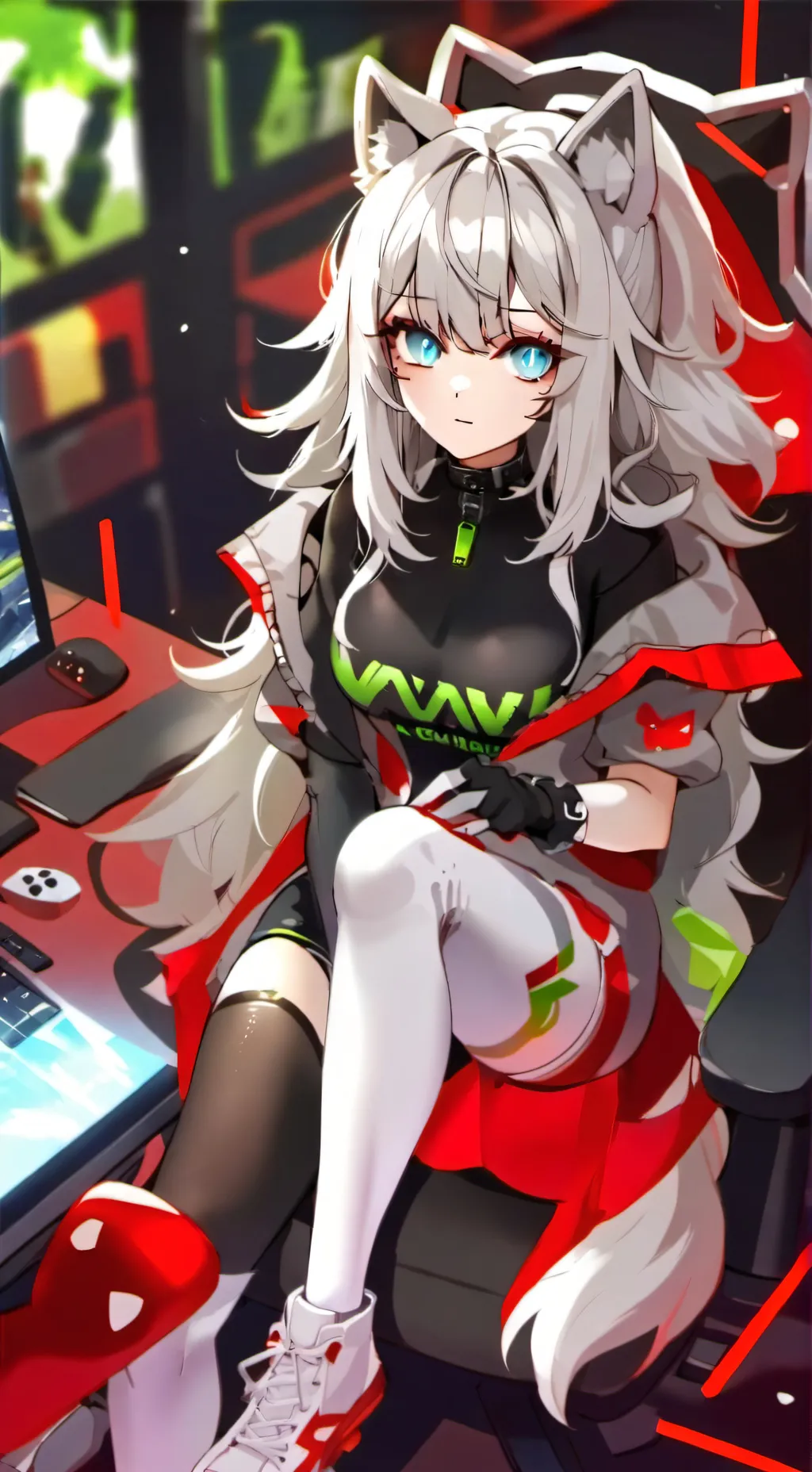 ai character: (cute roommate)😍 background