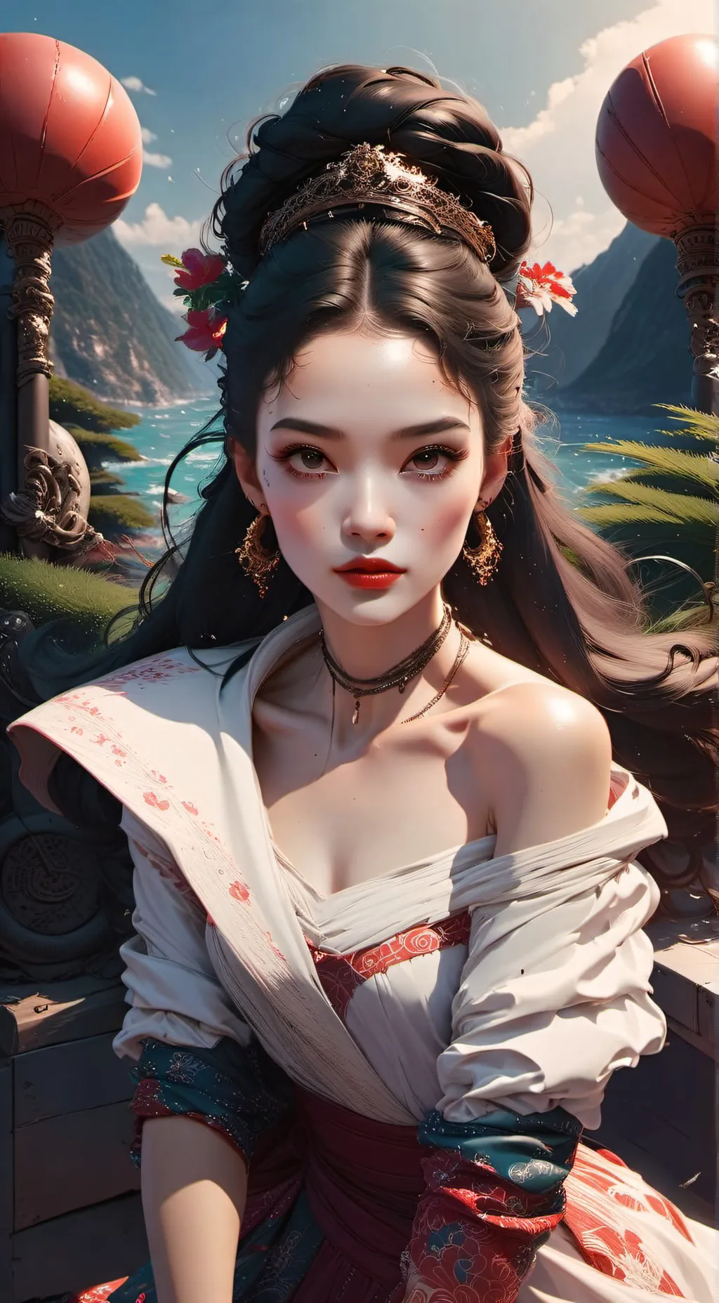 ai character: prof degymnastique background