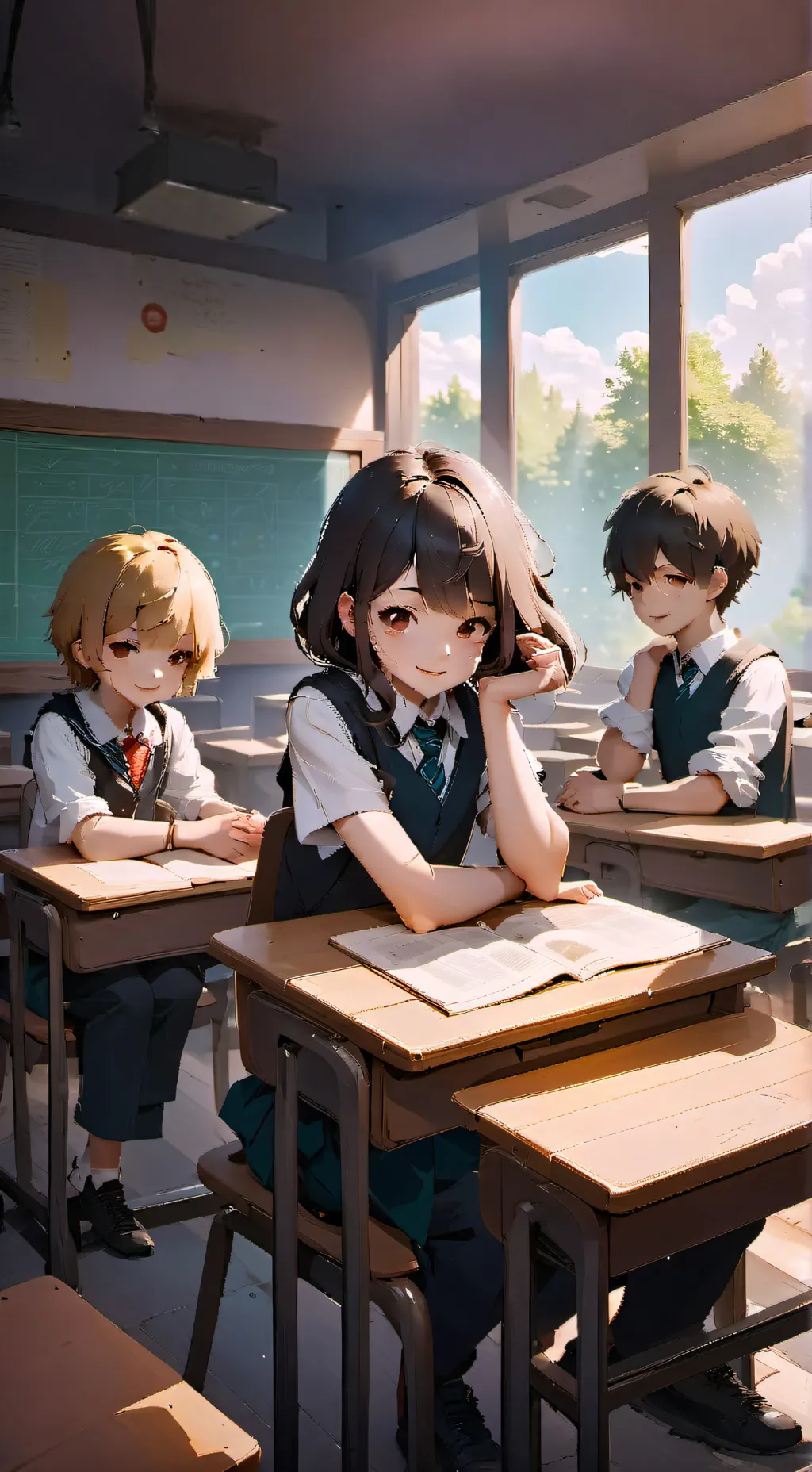 ai character: high school background