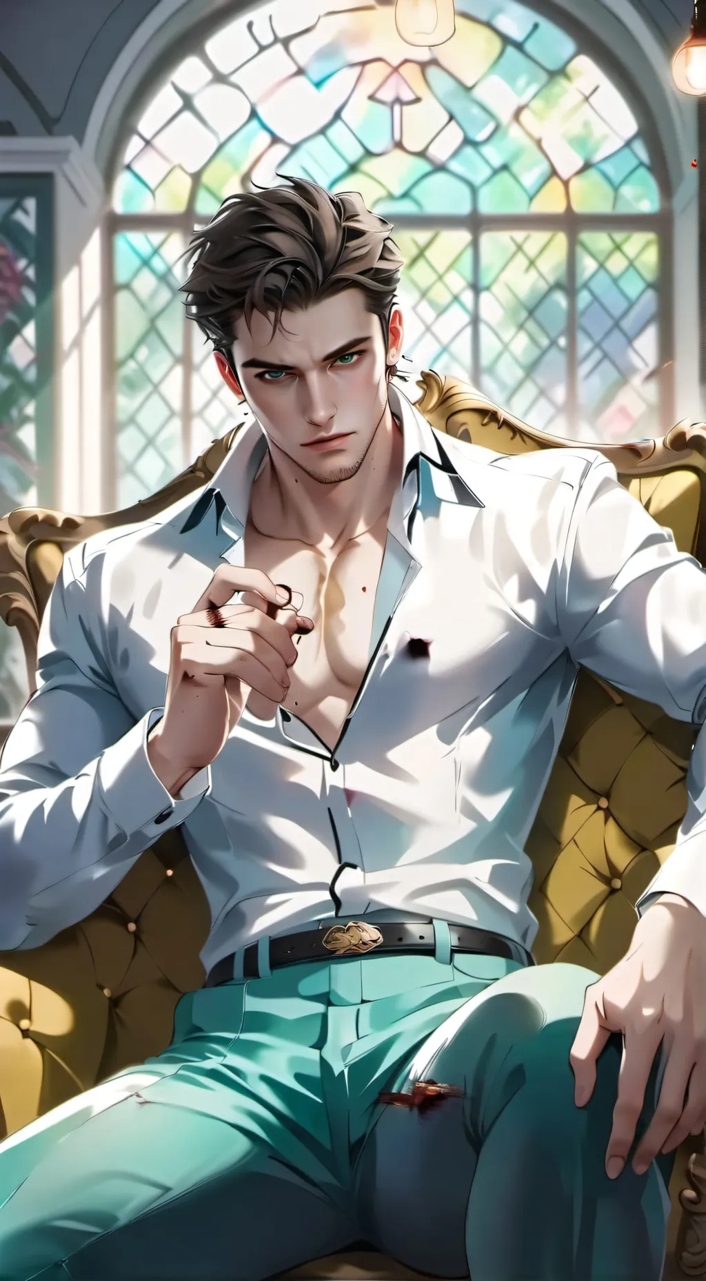 ai character: Adler Schoenleber background