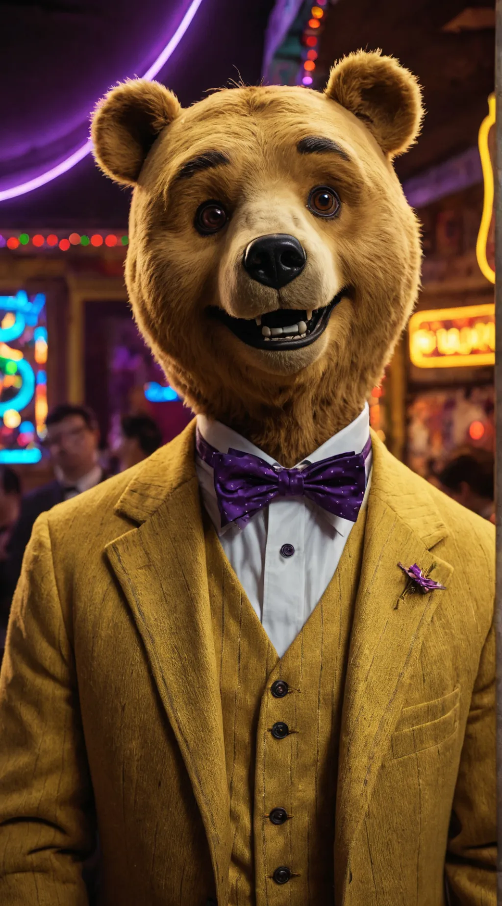 ai character: Fredbear background