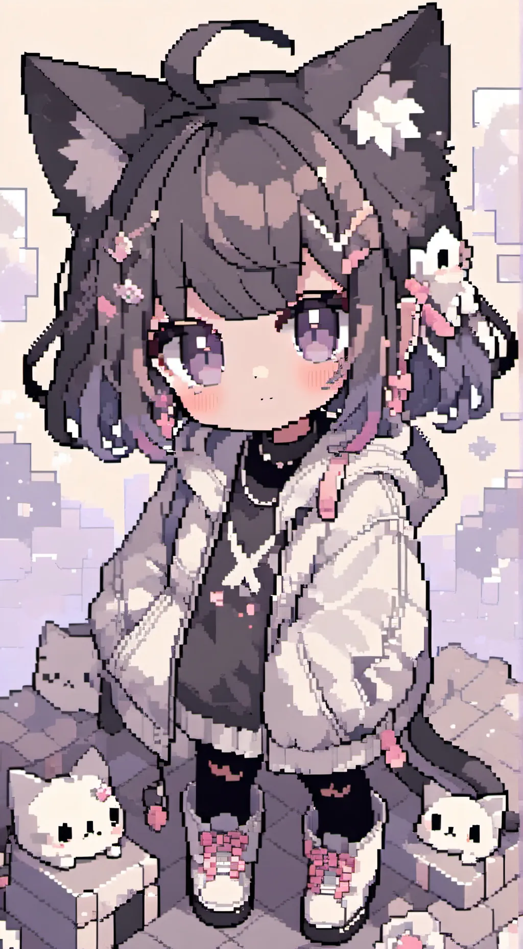 ai character: catty background