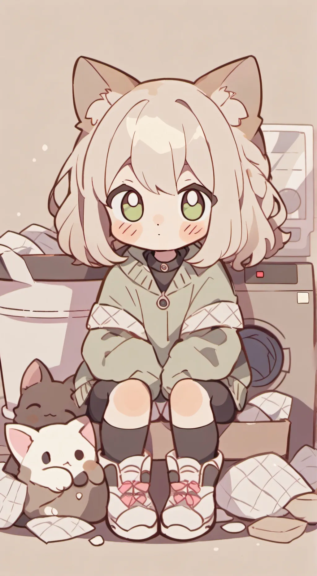 ai character: ~𝓢𝓐𝓢𝓢𝓨~ background