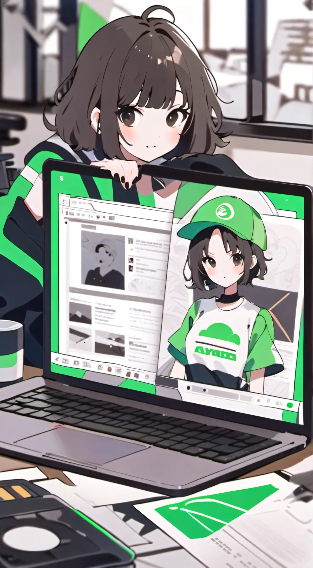 ai character: Hogwarts Hacker background