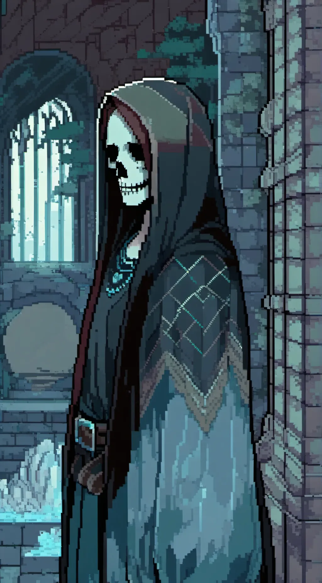 ai character: sans x frisk background