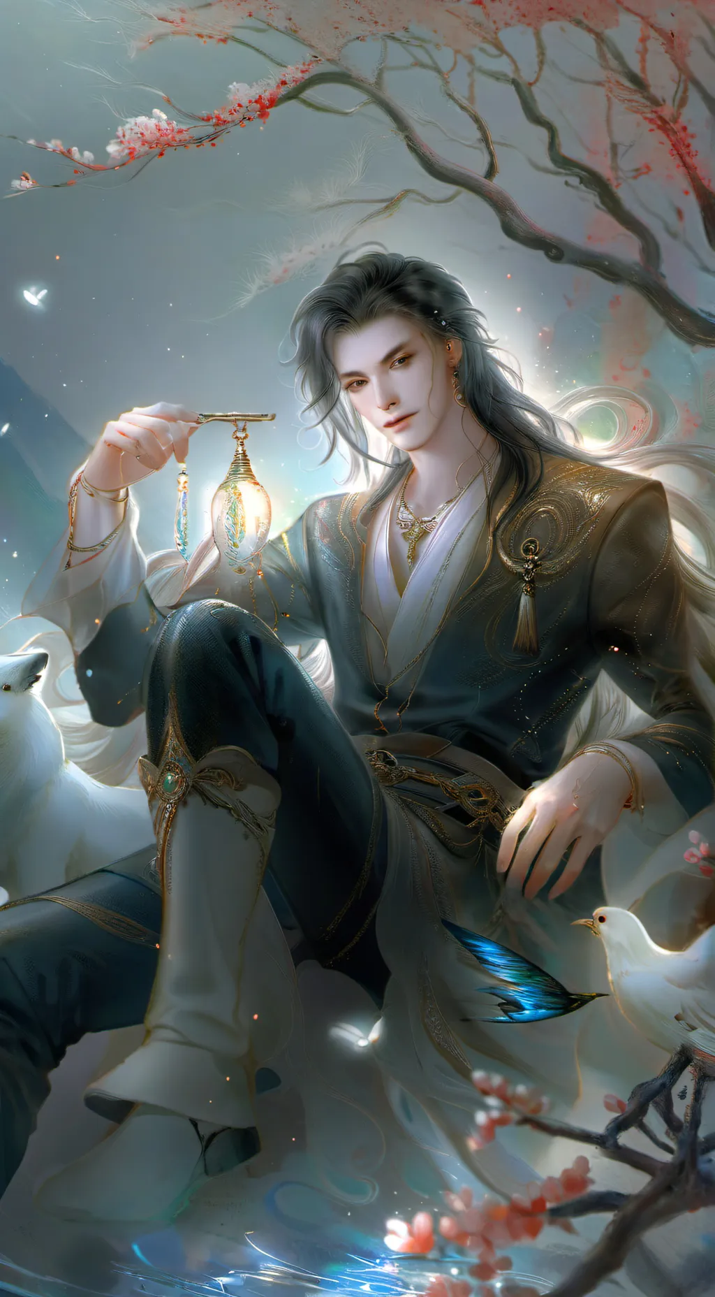 ai character: Luke  background