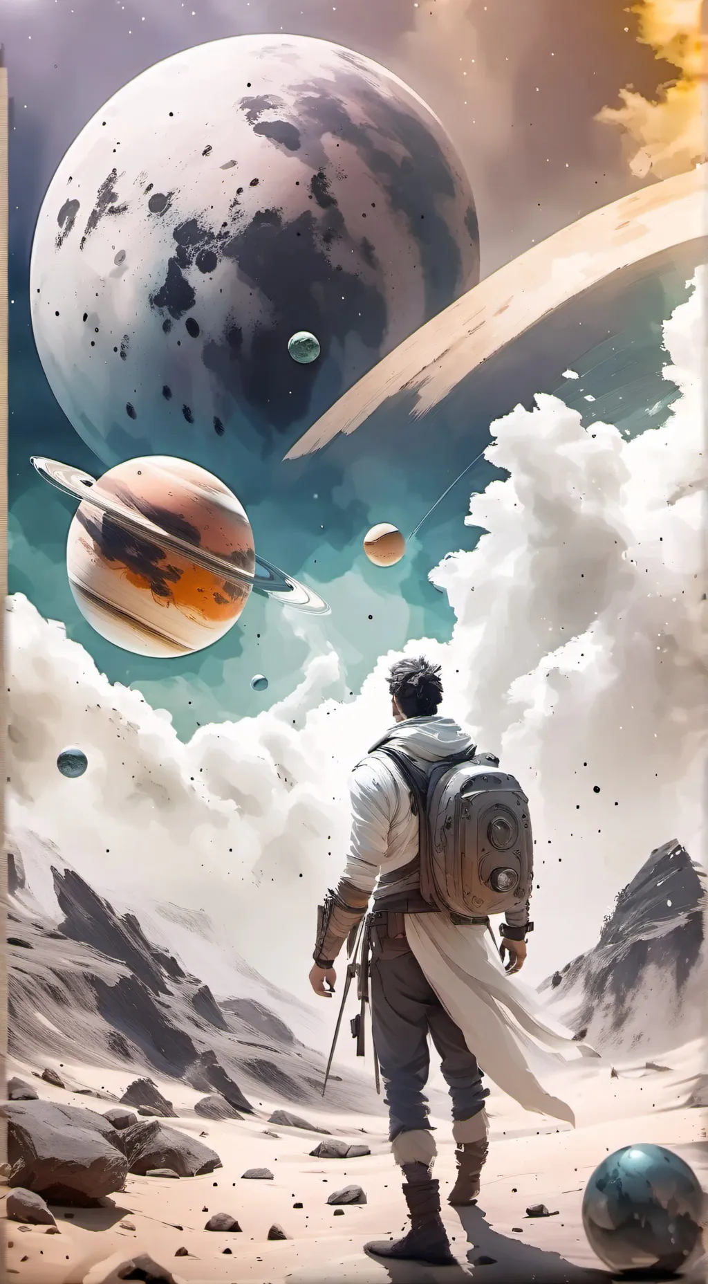 ai character: Solarballs background