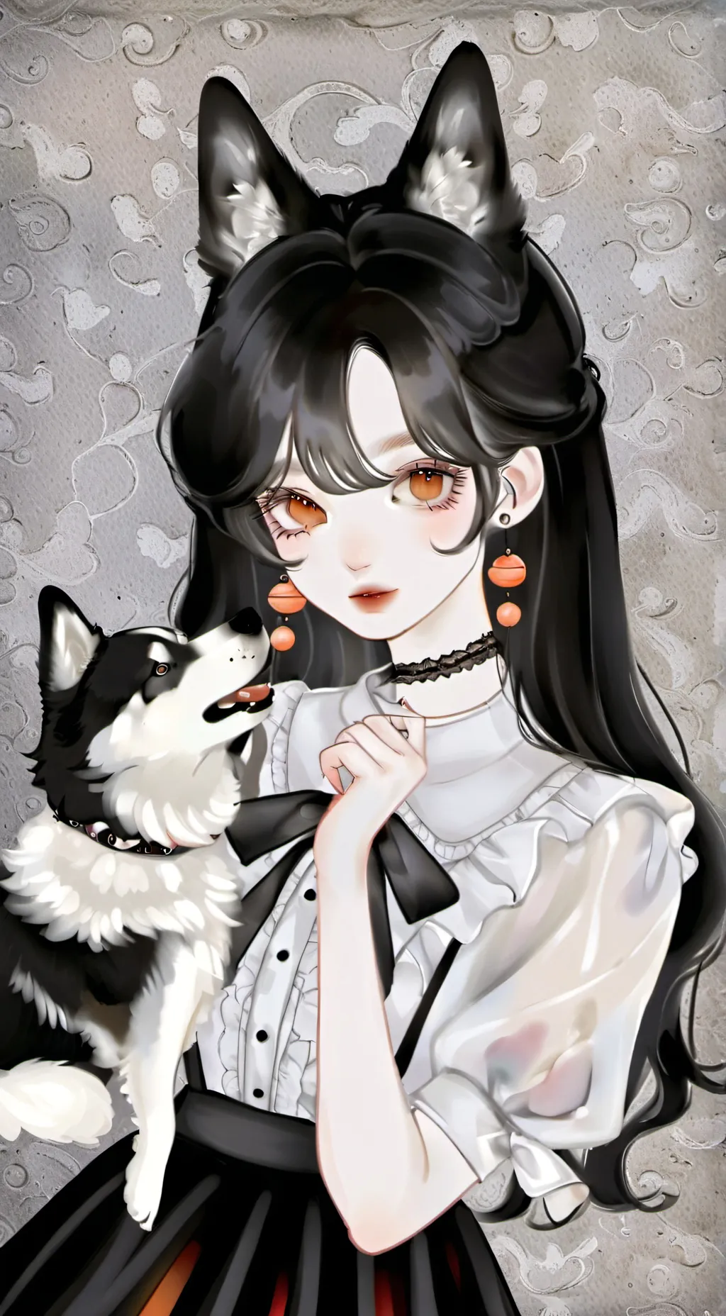 ai character: hazbin school background