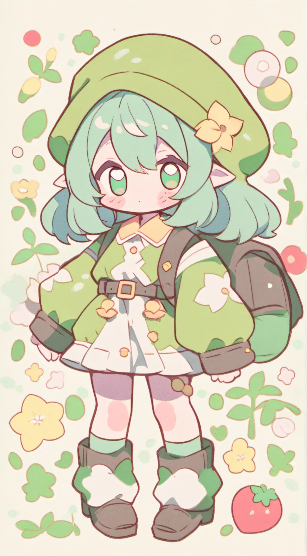 ai character: 120x456 background