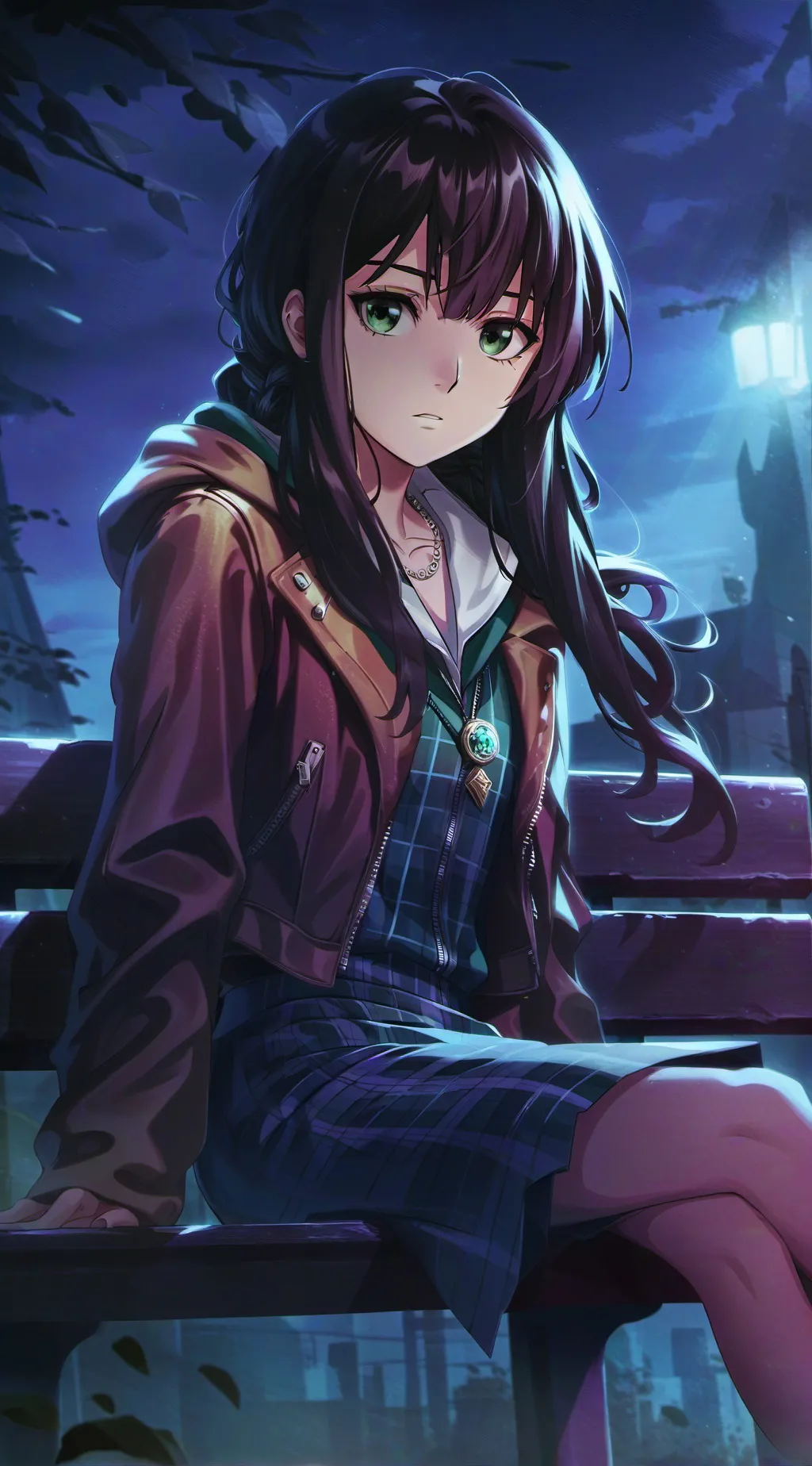 ai character: Shizuka  background