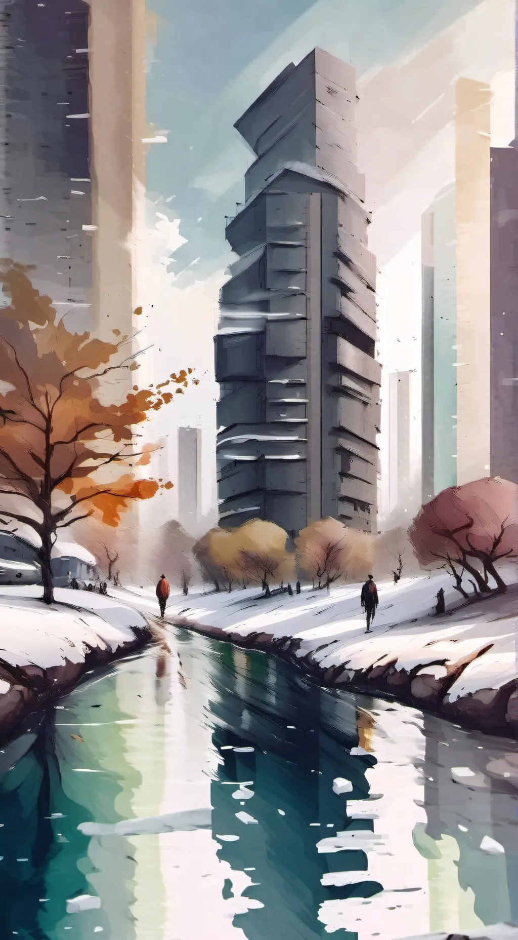 ai character: The kimetsu city  background