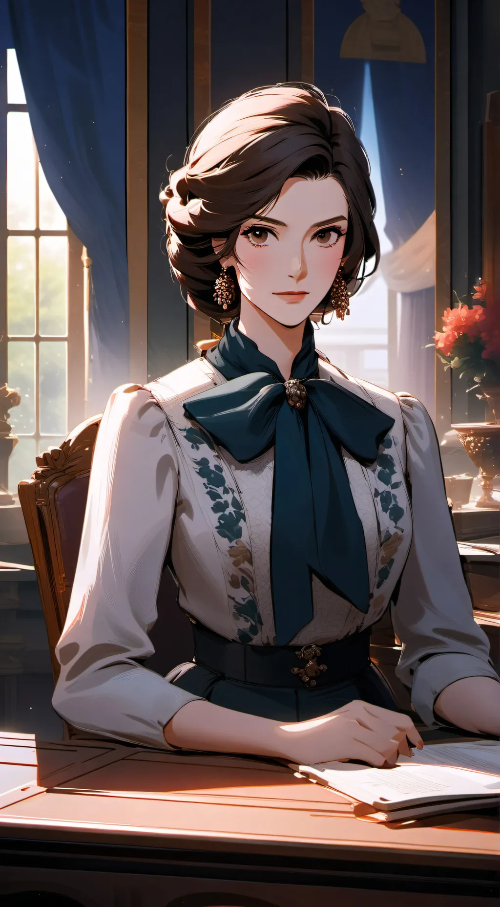 ai character: Etiquette teacher background