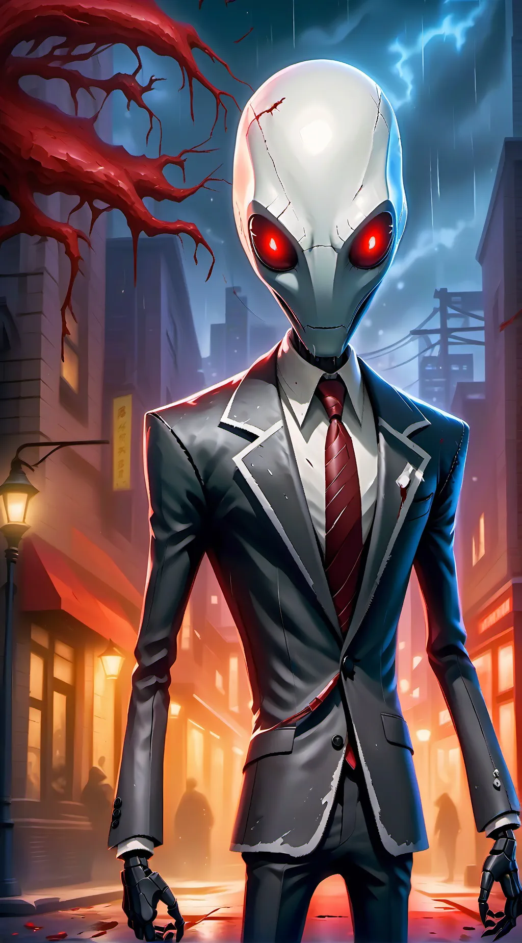 ai character: Slenderman background