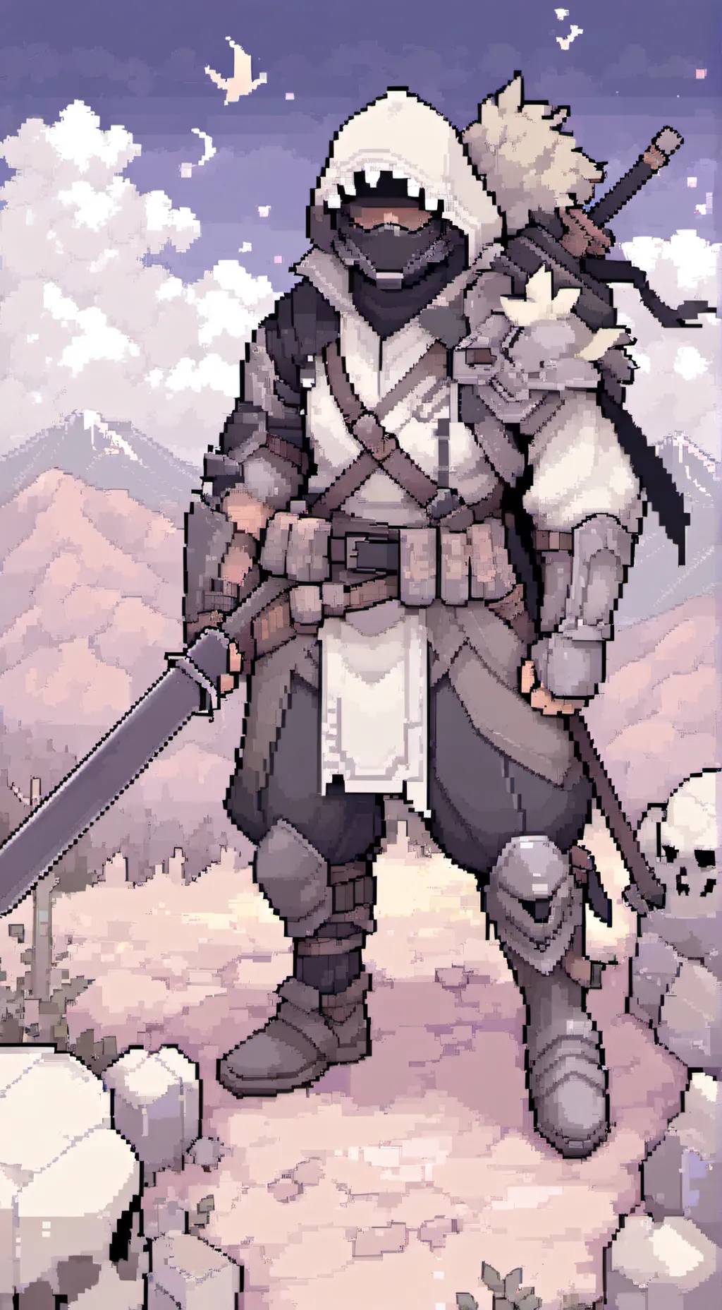 ai character: soldado  background