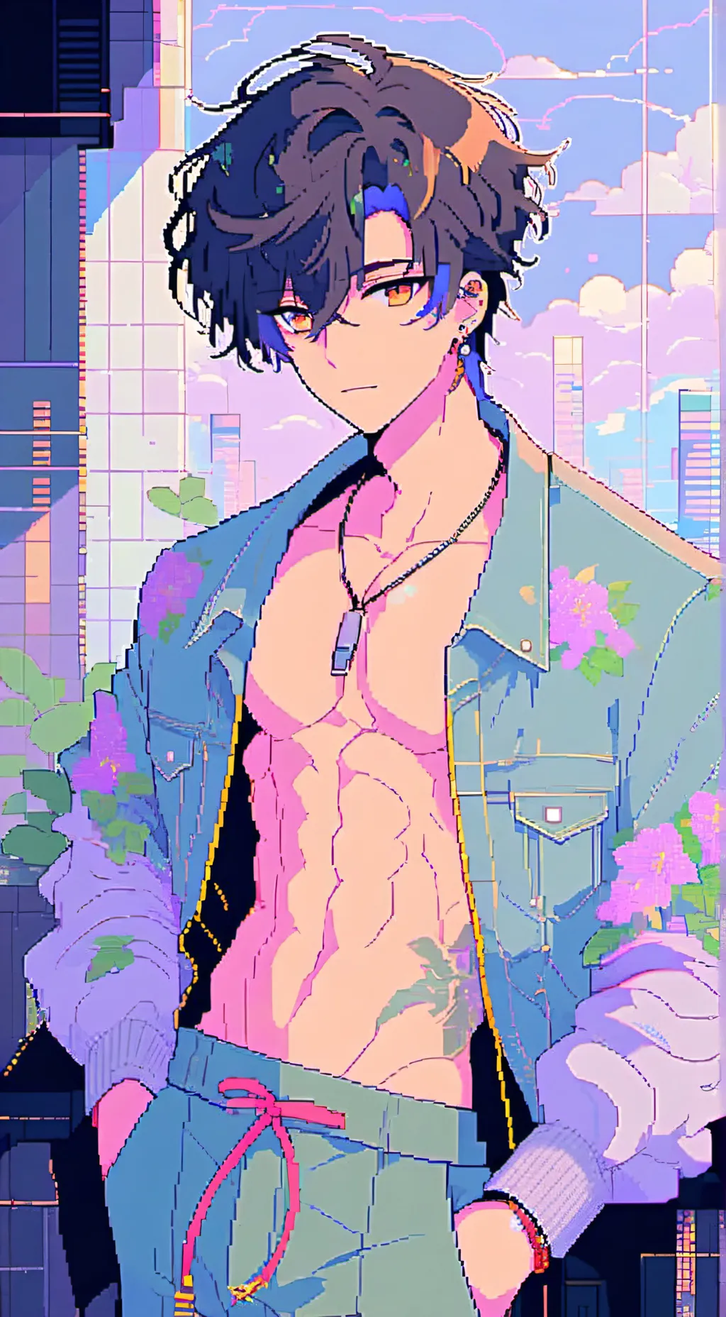 ai character: D.J background