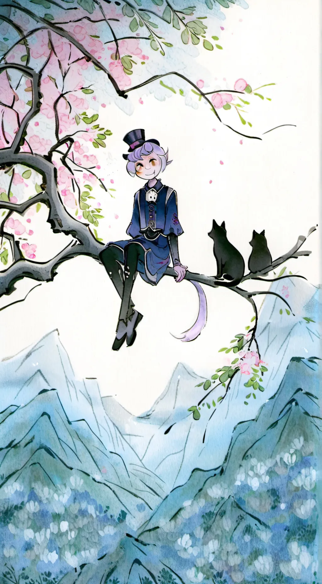 ai character: catnap background