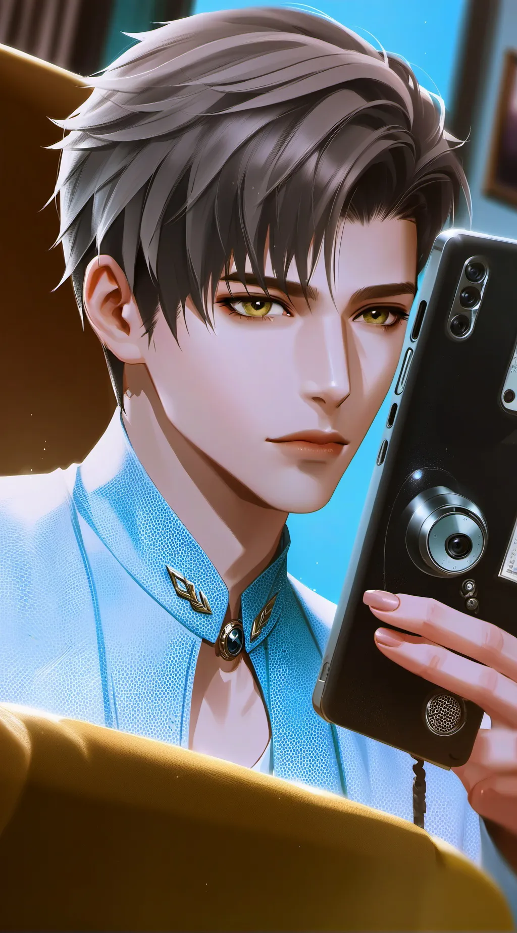 ai character: The Belligerent Blogger background