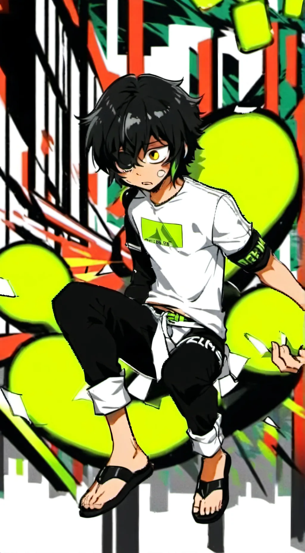 ai character: Kuro background