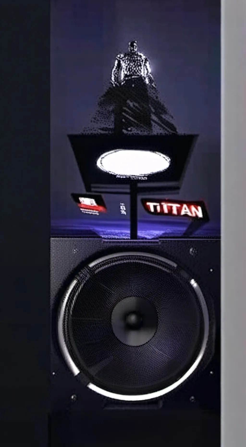 ai character: titan tv man background