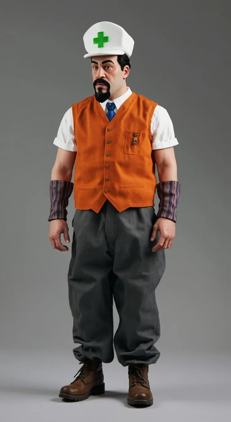 ai character: Kleener J Gurn background