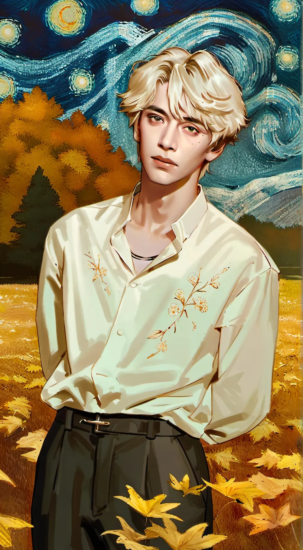 ai character: los 80's! background