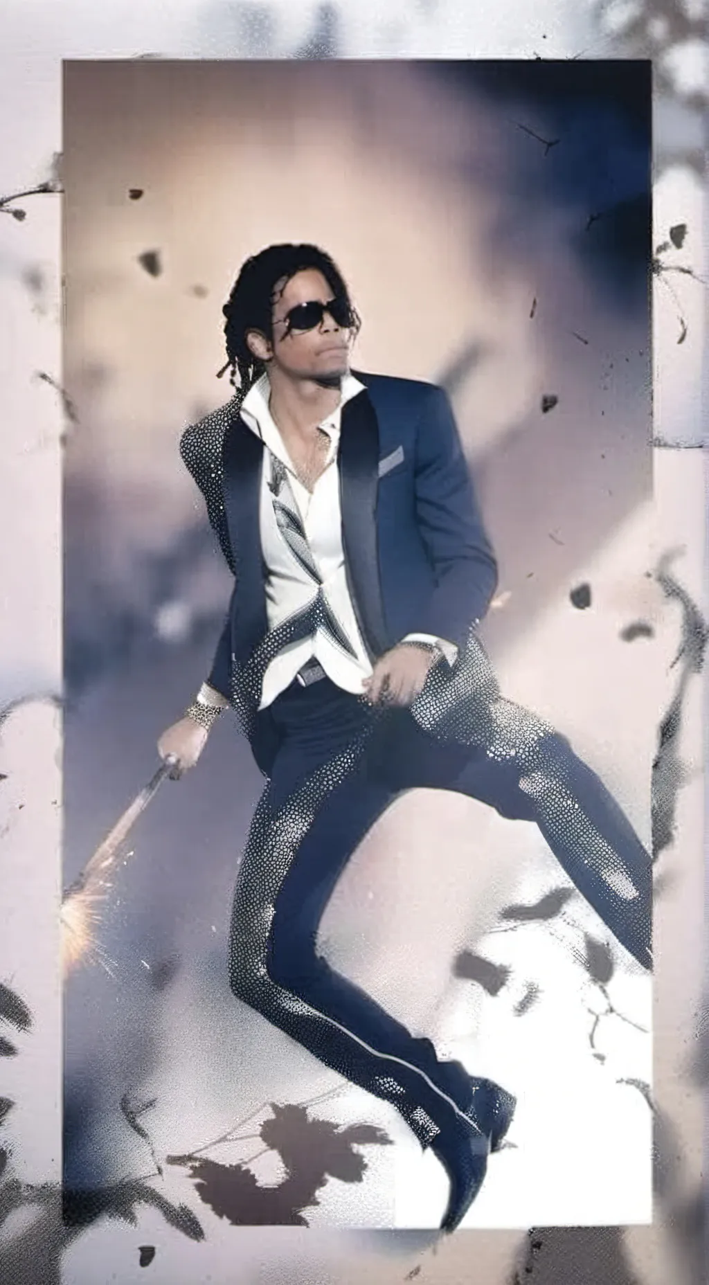 ai character: Michael Jackson  background