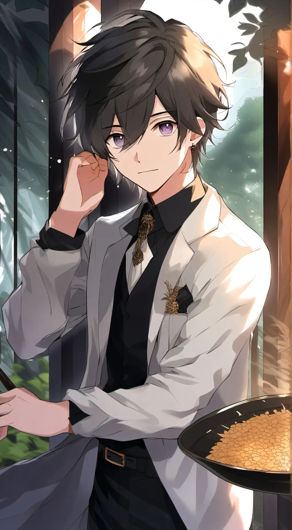 ai character: omelio background