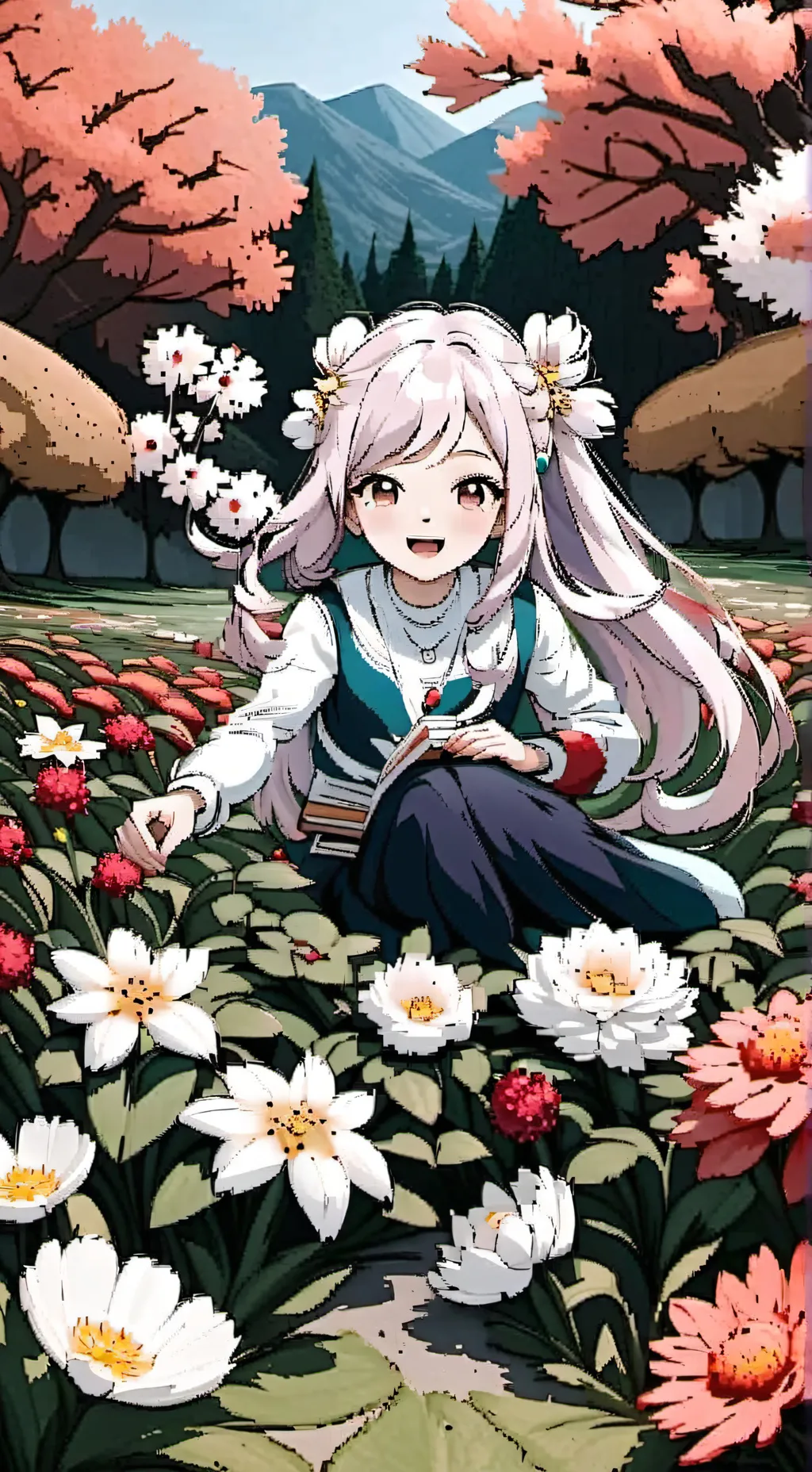 ai character: tokito te ama🩷 background