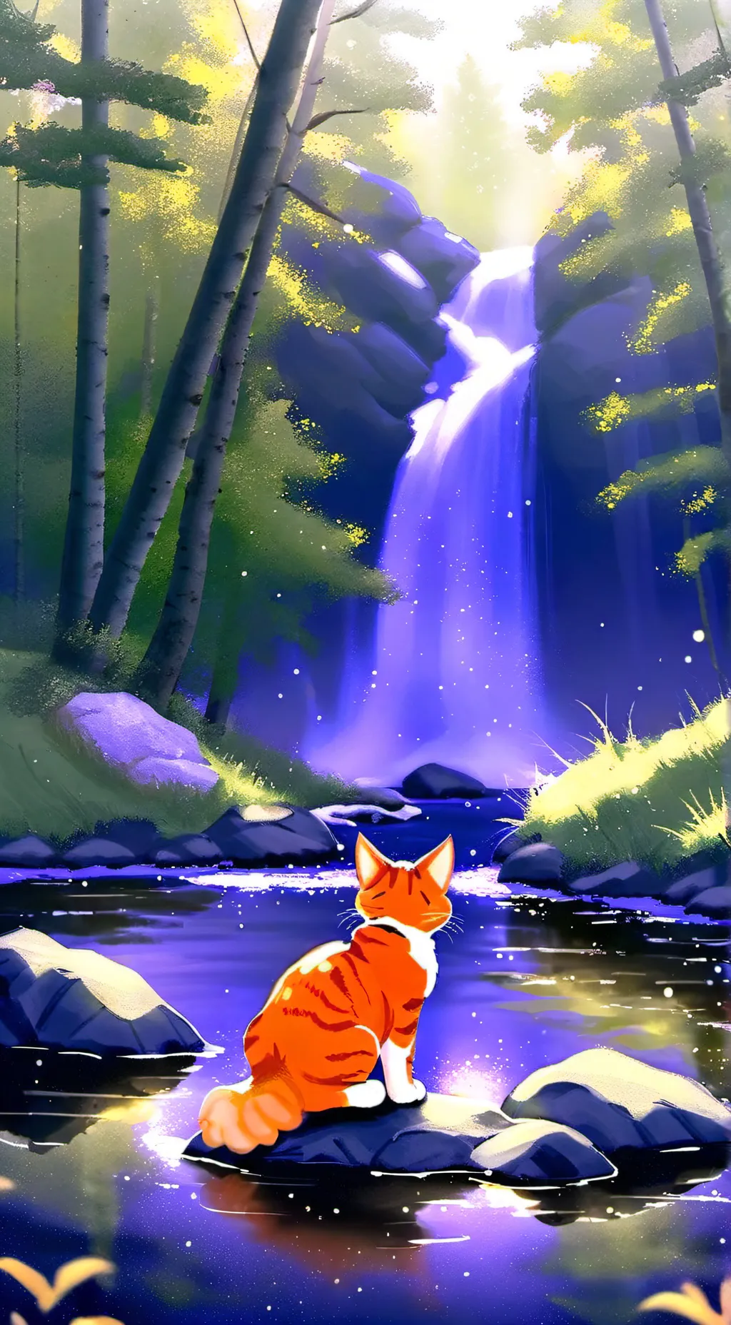 ai character: morningpelt background