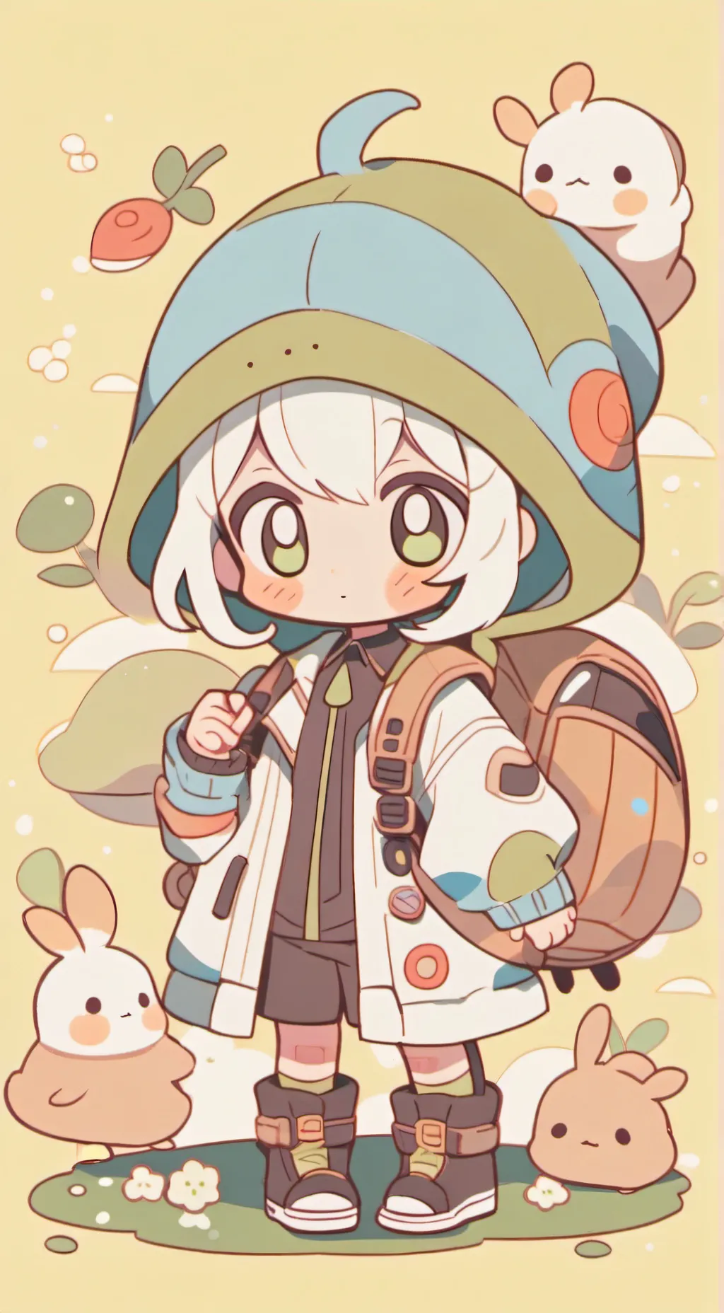 ai character: Snale background