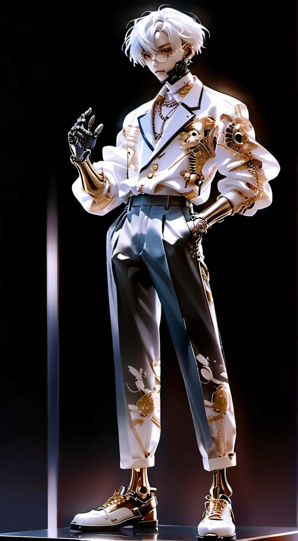 ai character: gorebox in u house background