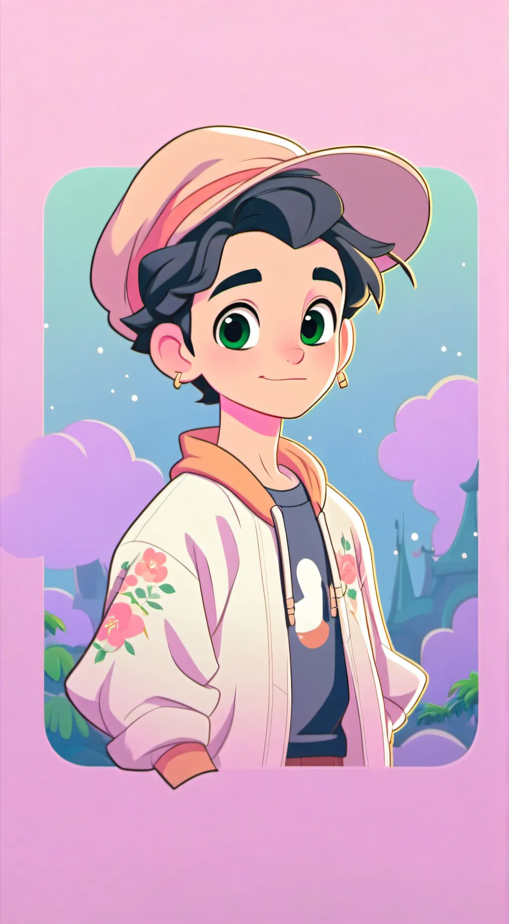 ai character: Surge X lou  background