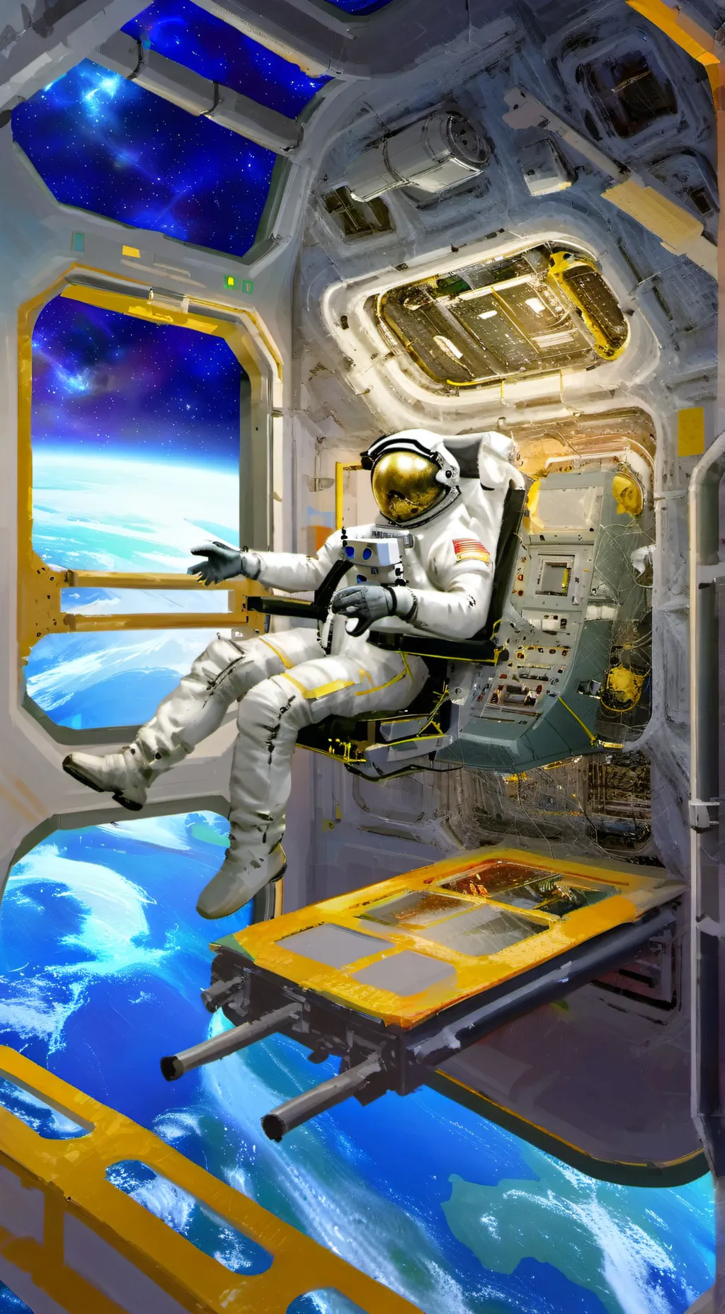 ai character: Astro ??????? suss background