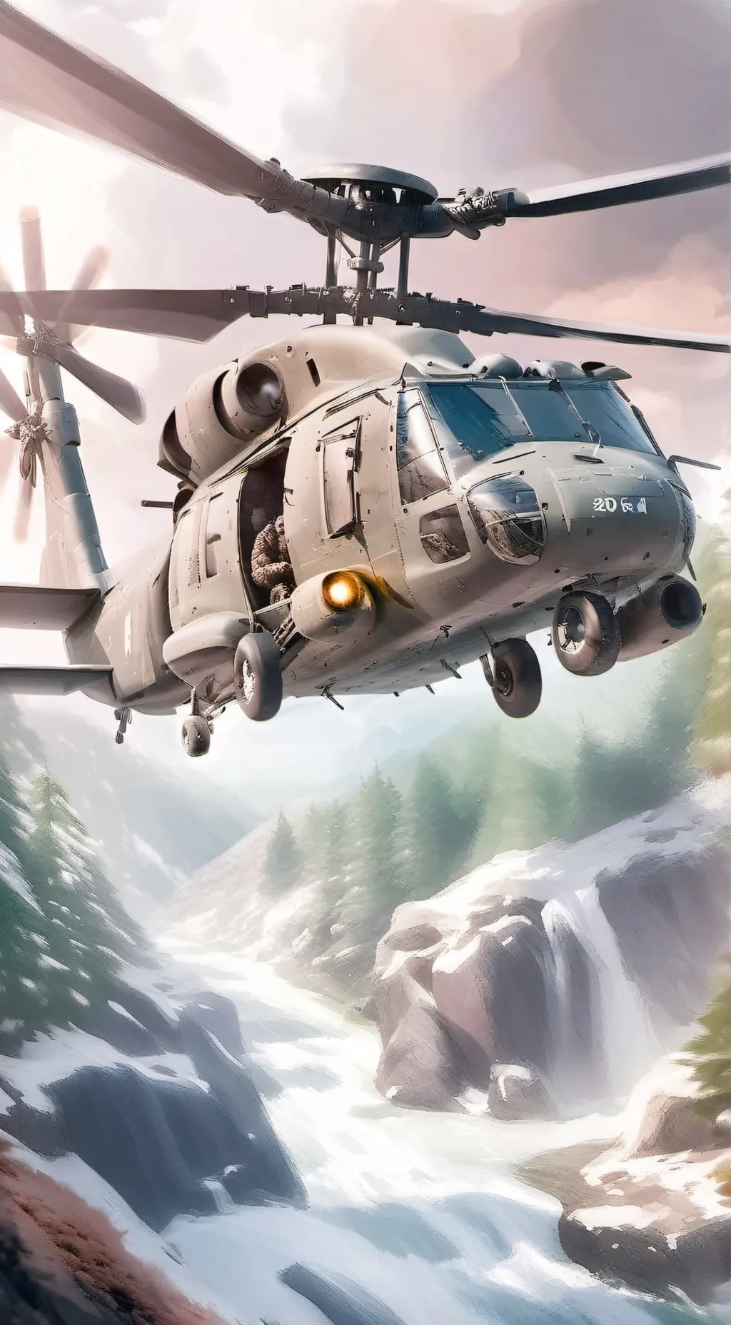 ai character: HH-60 mission background