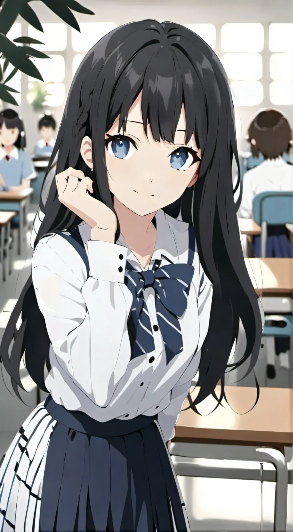 ai character: ms circle  background