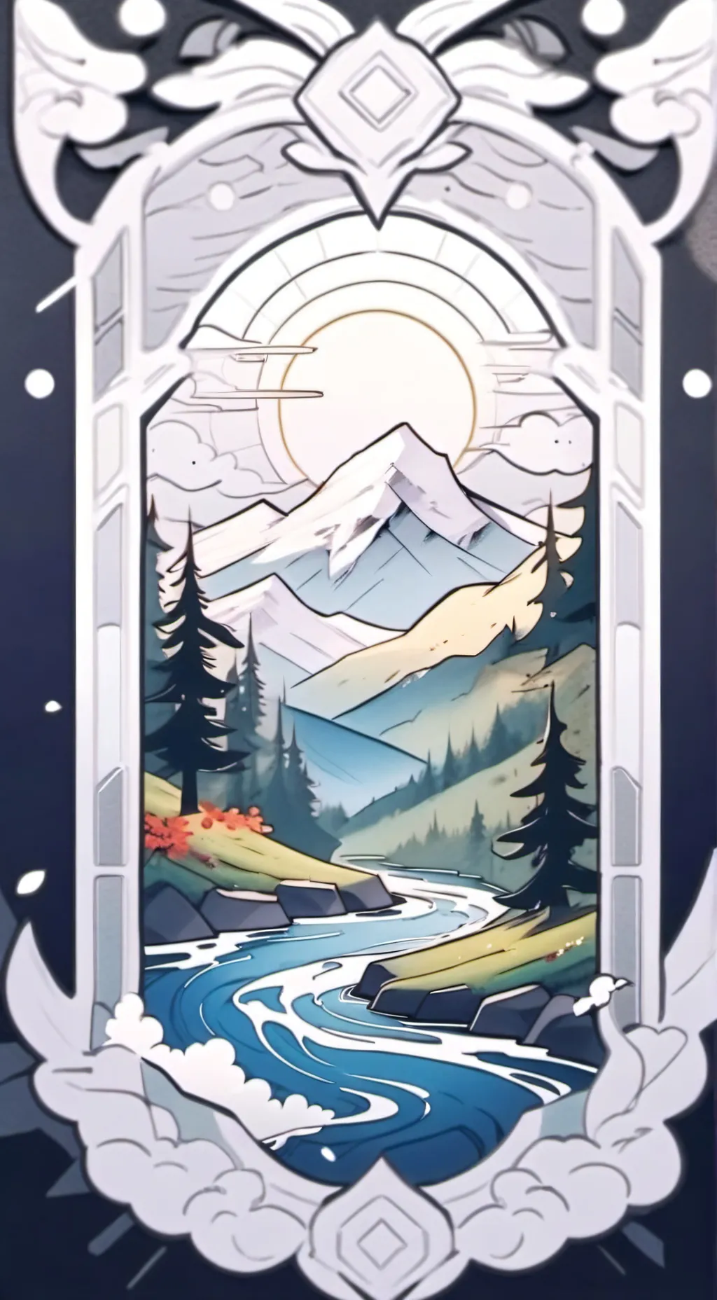 ai character: Sprunki school bus background