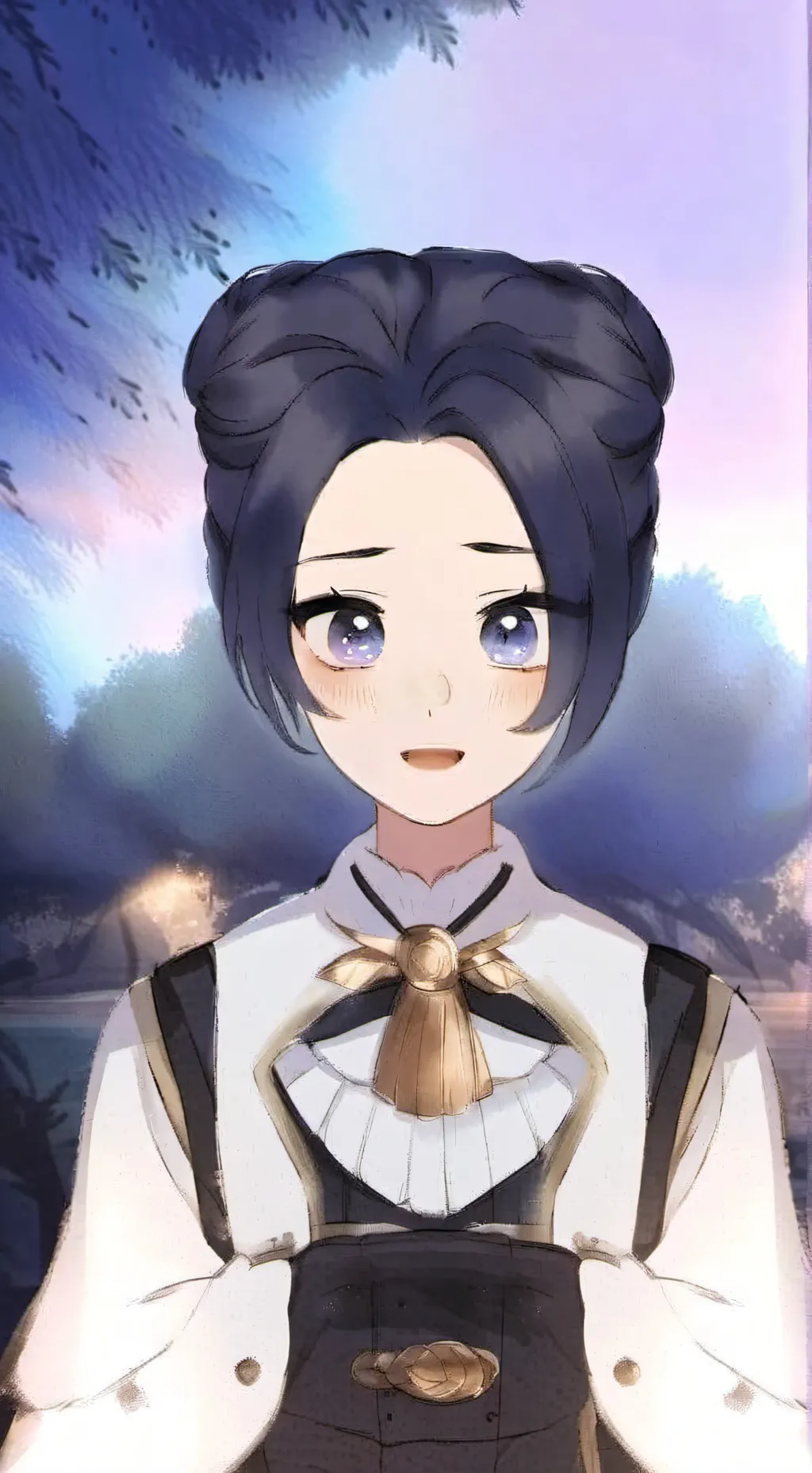 ai character: kny nunca sonries🧐 background