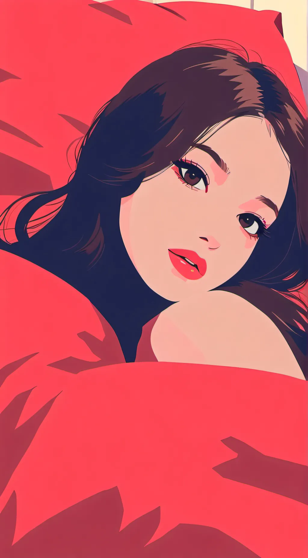 ai character: a good night background