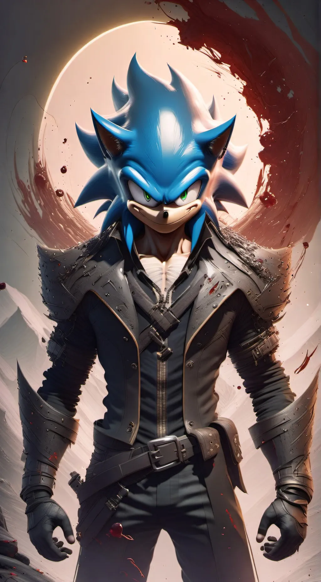 ai character: Sonic.exe background