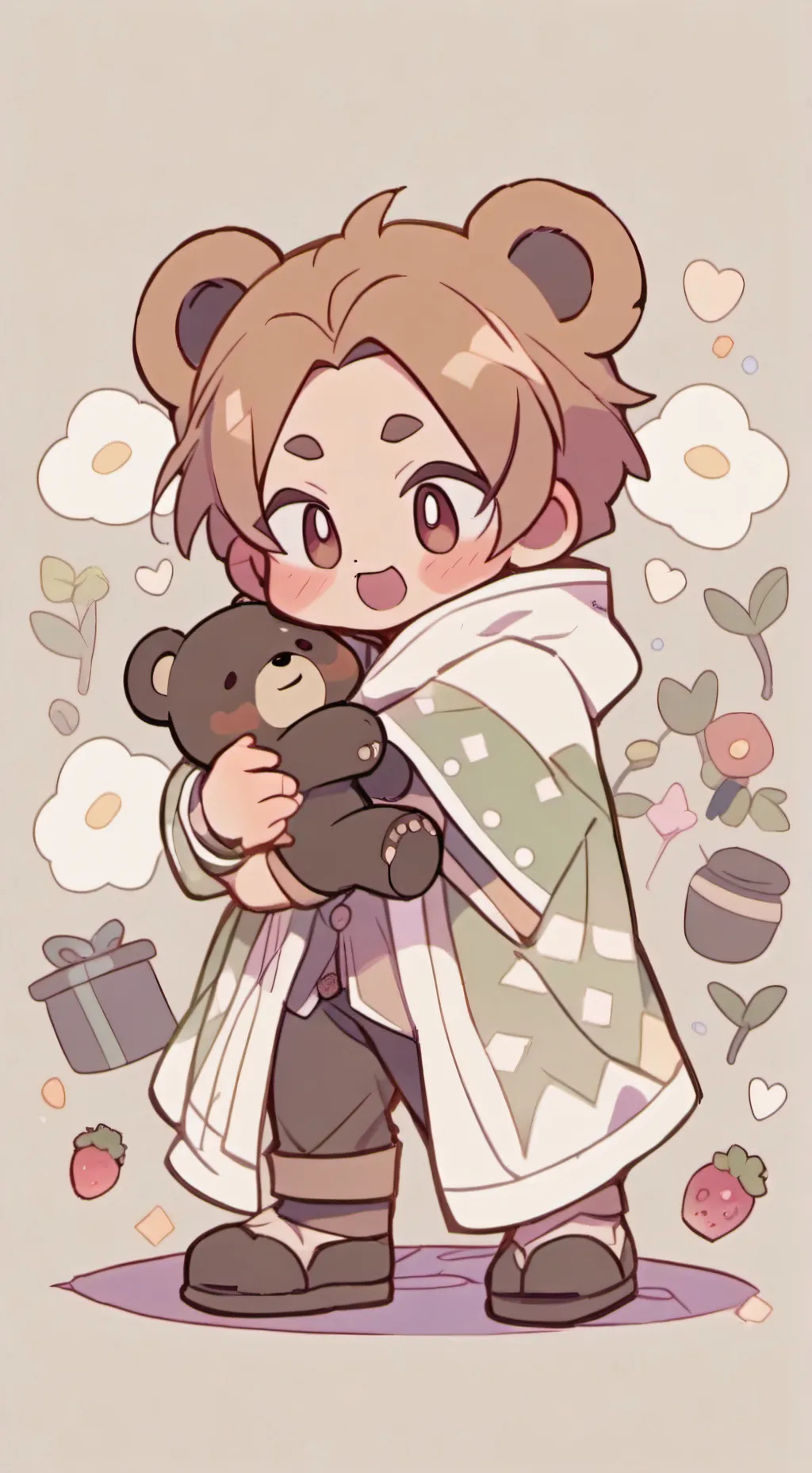 ai character: Bobby bearhug background