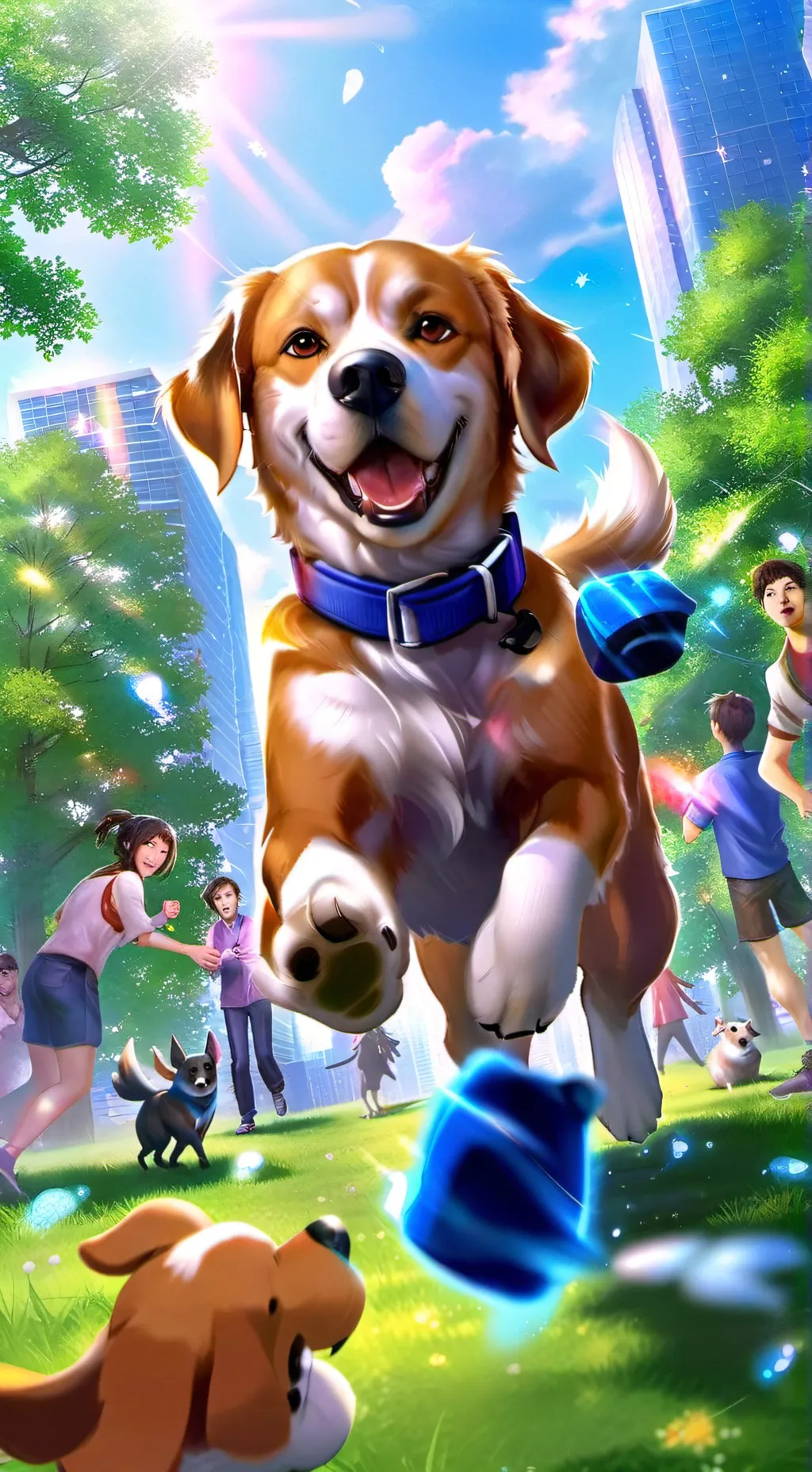ai character: dogday YouTube  background