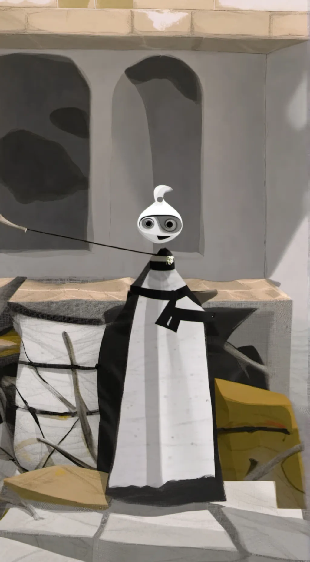 ai character: garnold  background