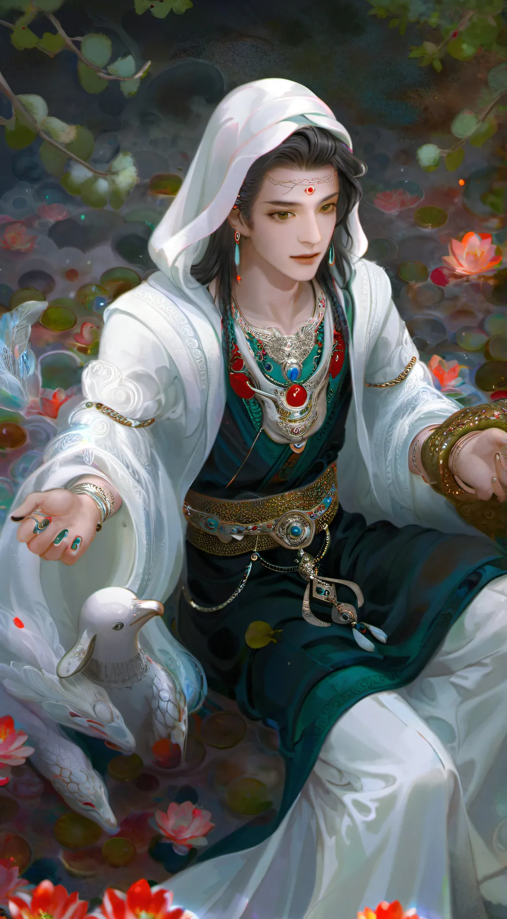 ai character: Year stick figures background