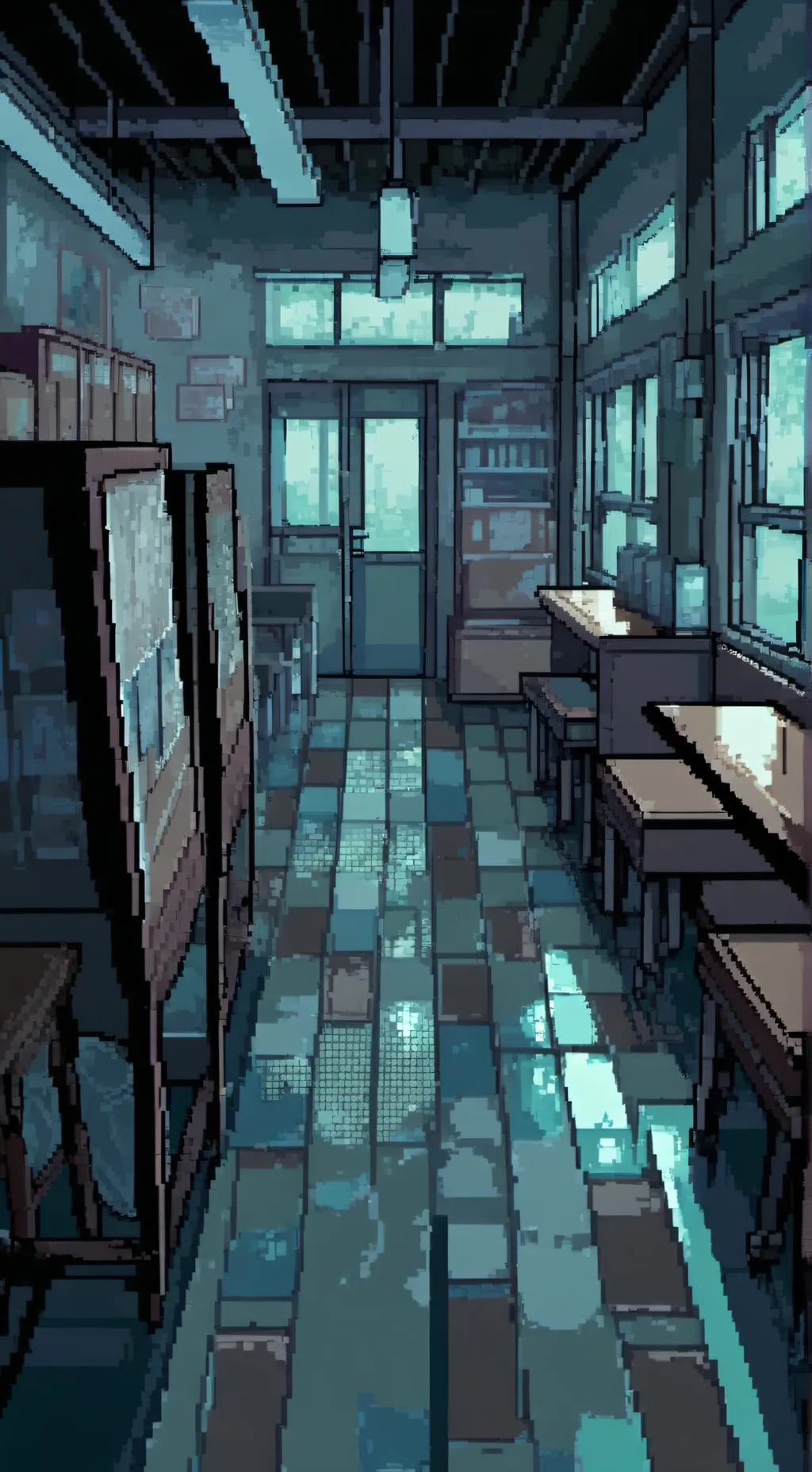 ai character: MHA × FNaF background