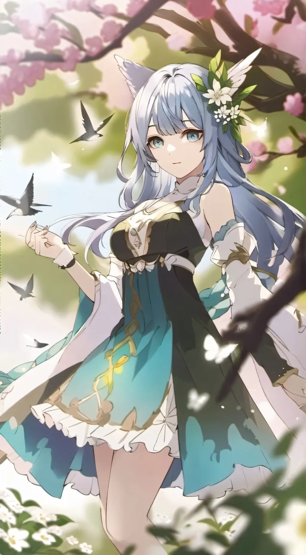 ai character: Lizzie  background