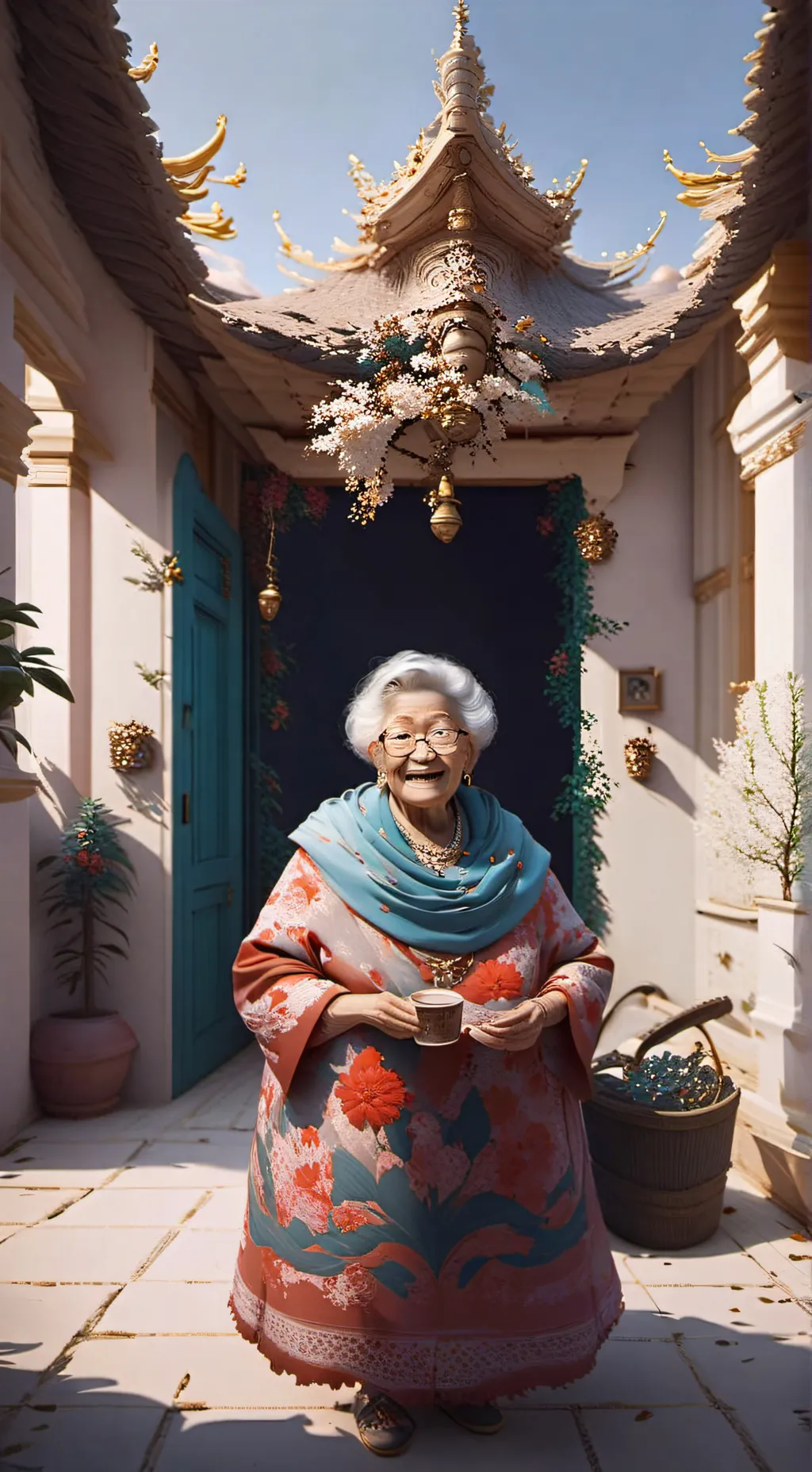 ai character: Ching Chong Girl background