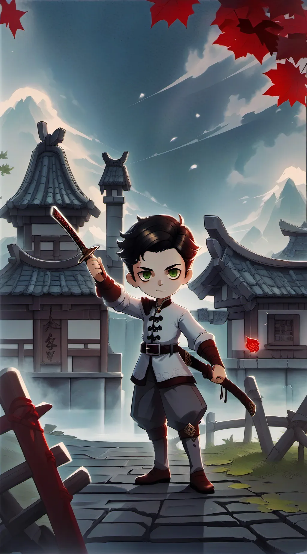 ai character: dw pick me ew. background