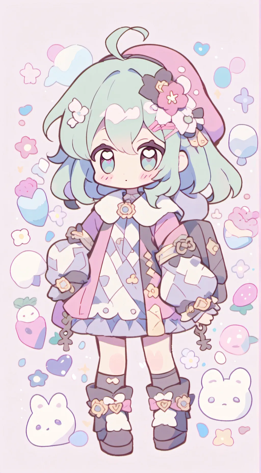 ai character: bebe creida background