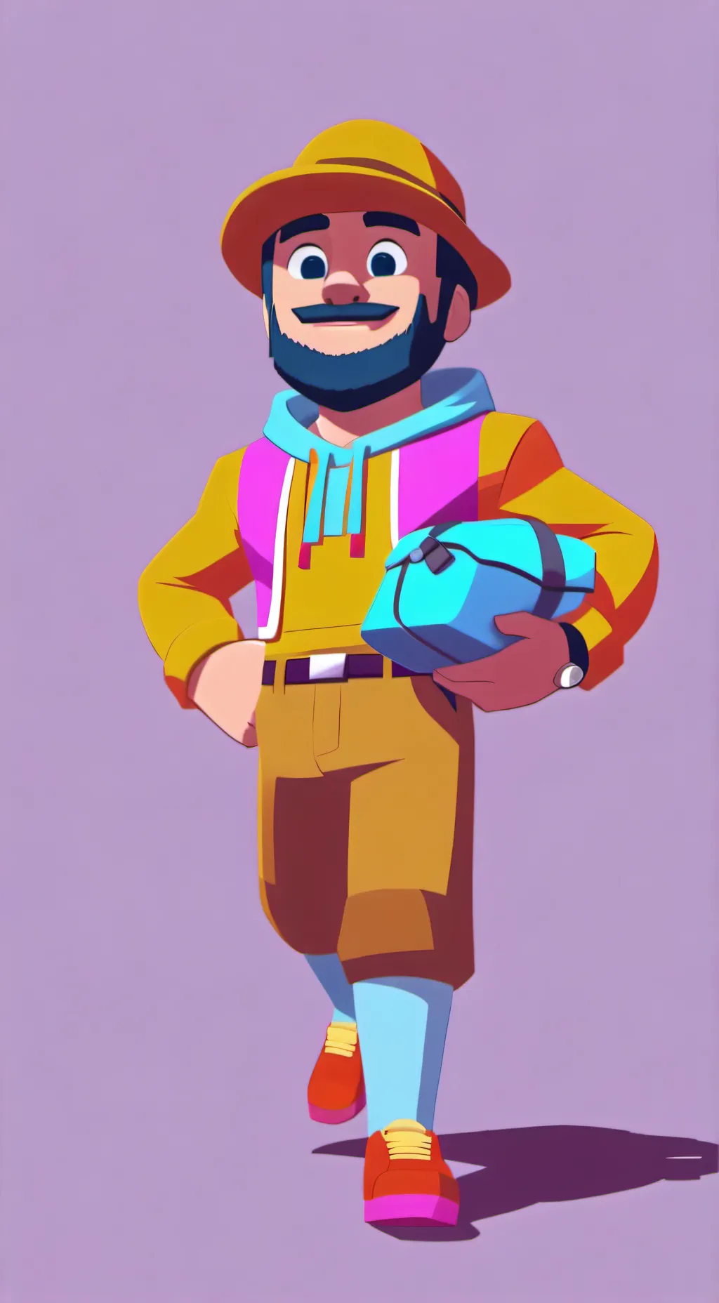 ai character: ? background