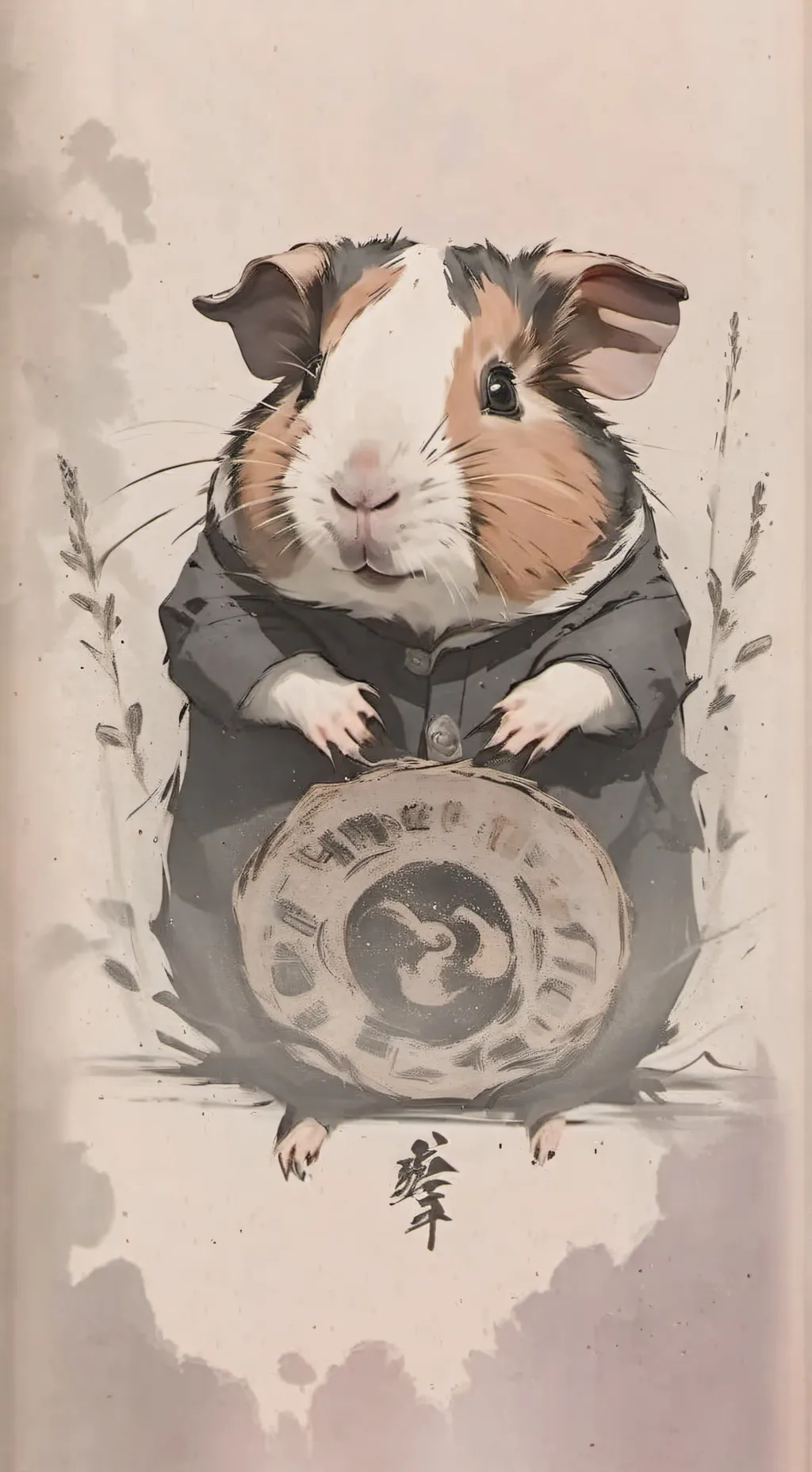 ai character: ham background